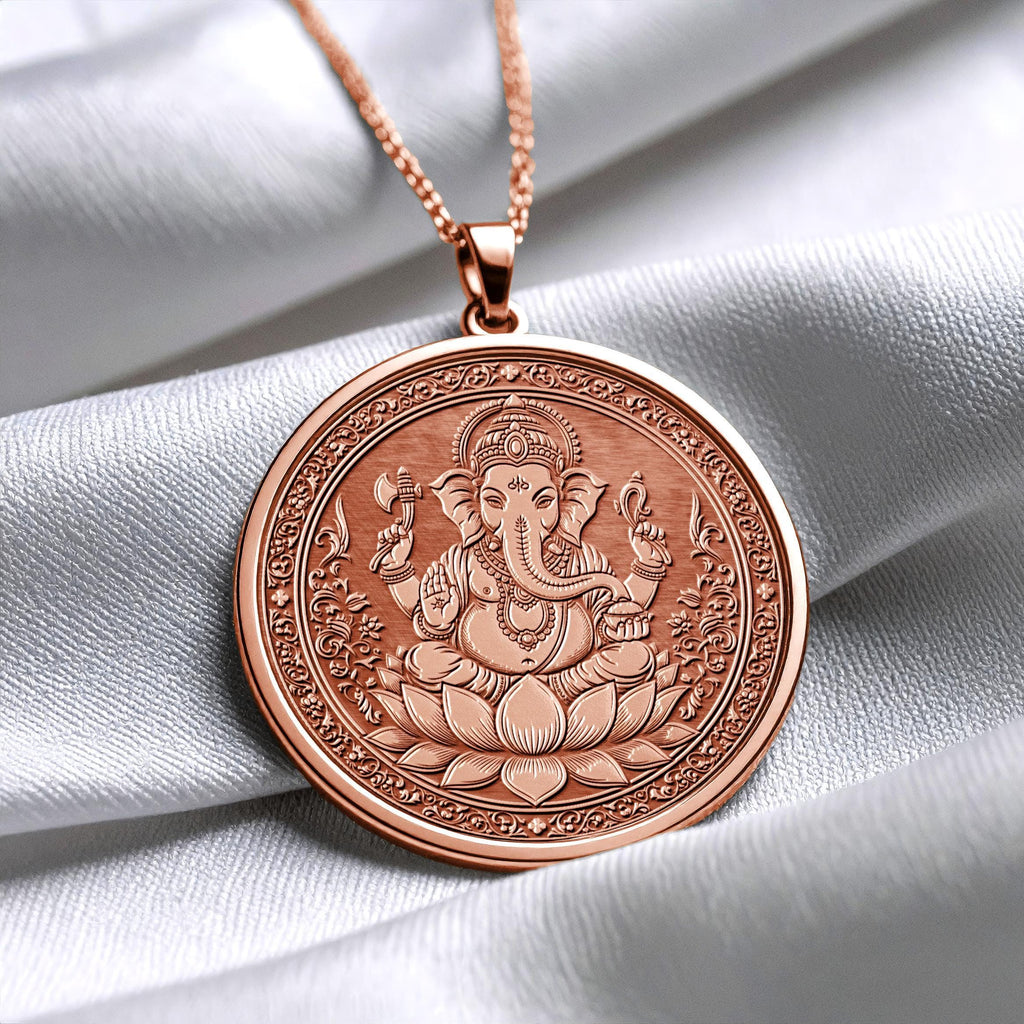 Ganesha Necklace – Hindu God Pendant for Wisdom, Protection and Spiritual Growth
