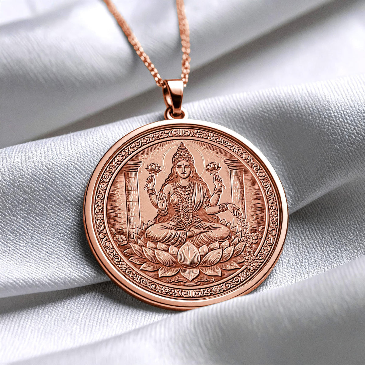 Lakshmi Necklace – Pendant of Prosperity and Purity