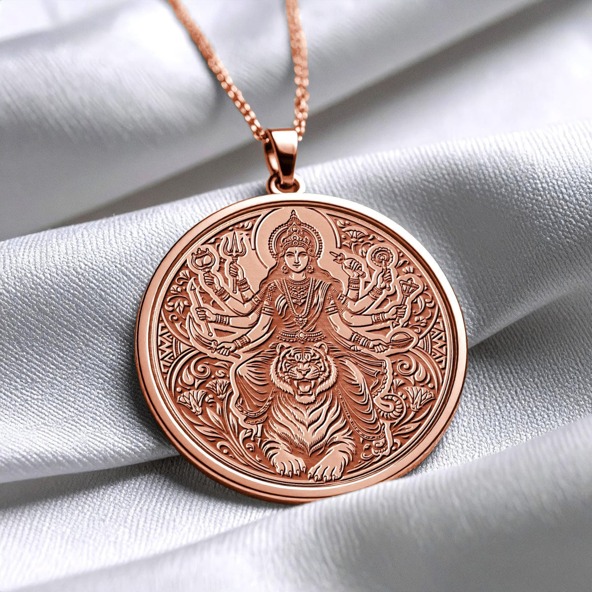 Durga Necklace – Pendant of Strength and Light
