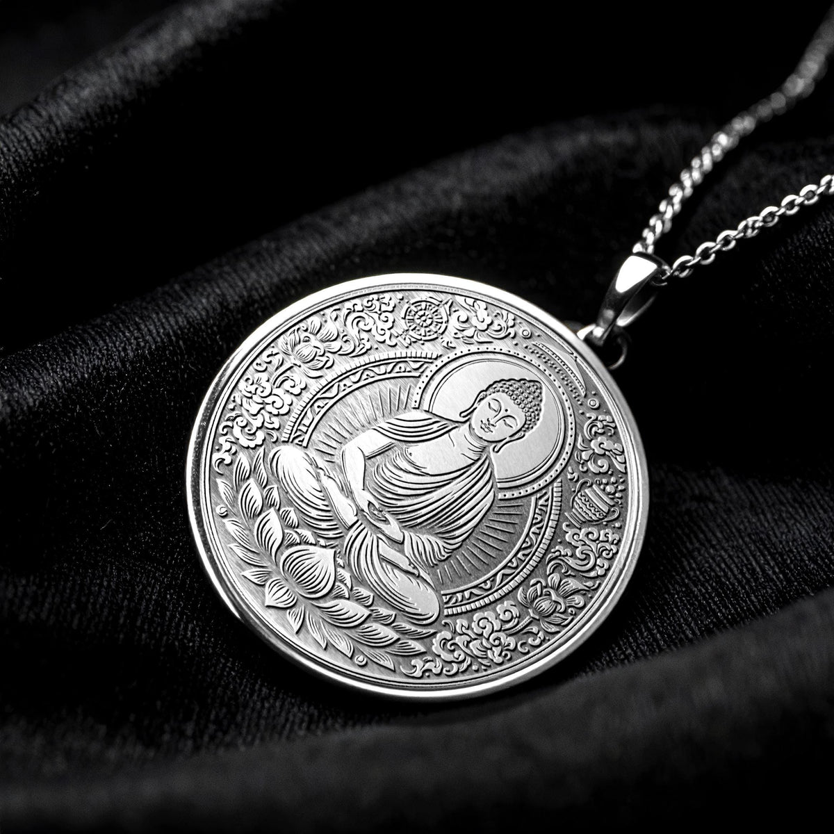 Buddha Necklace – Pendant of Awareness, Light, Peace