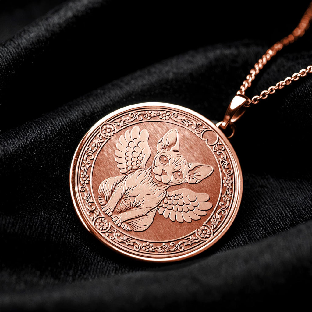 Elegant Sphynx Cat Pendant for Cat Lovers
