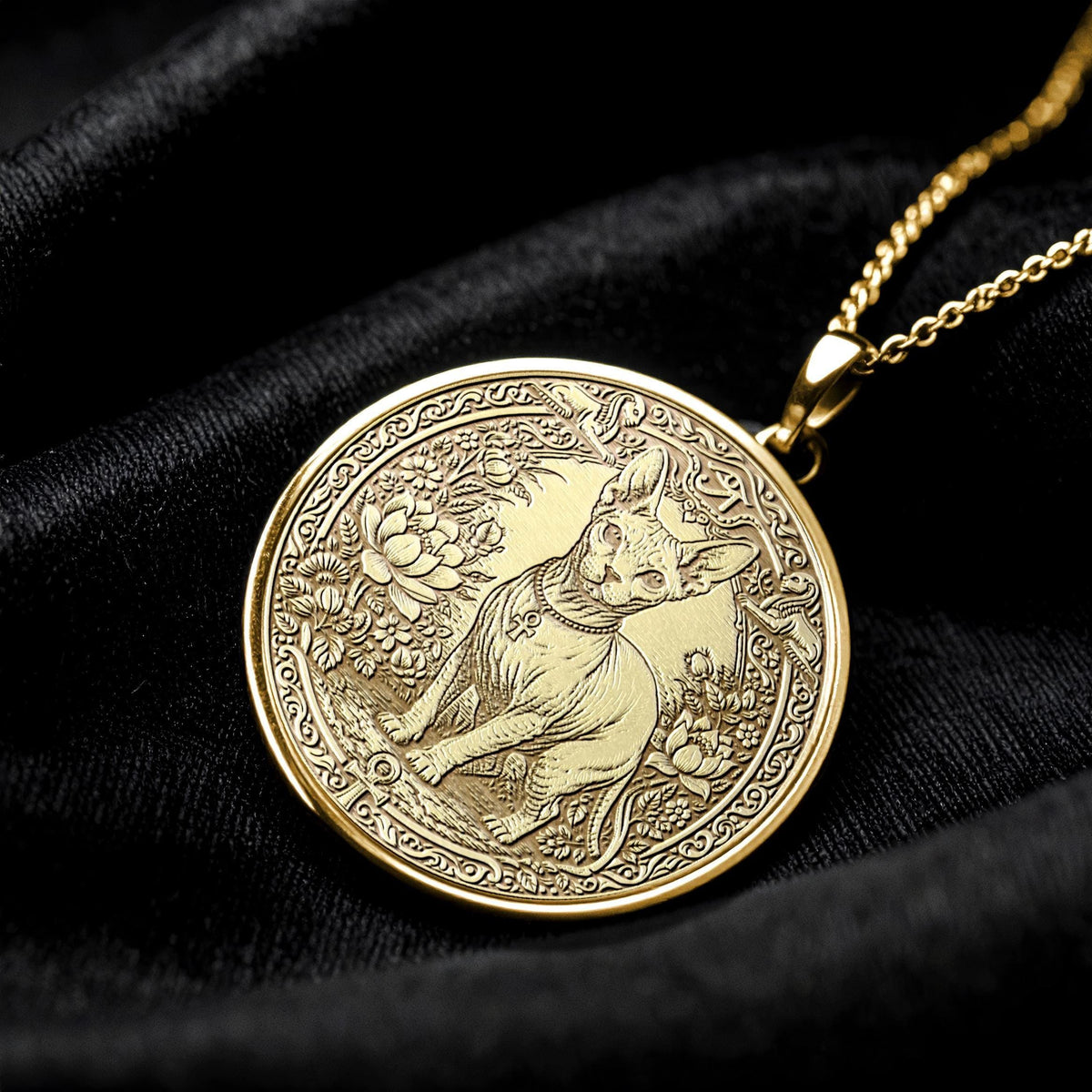 Sphynx Cat Necklace – Elegant Unique Feline Charm