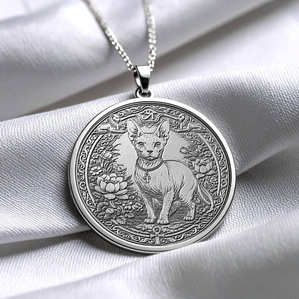 Sphynx Cat Necklace – Elegant Unique Feline Charm