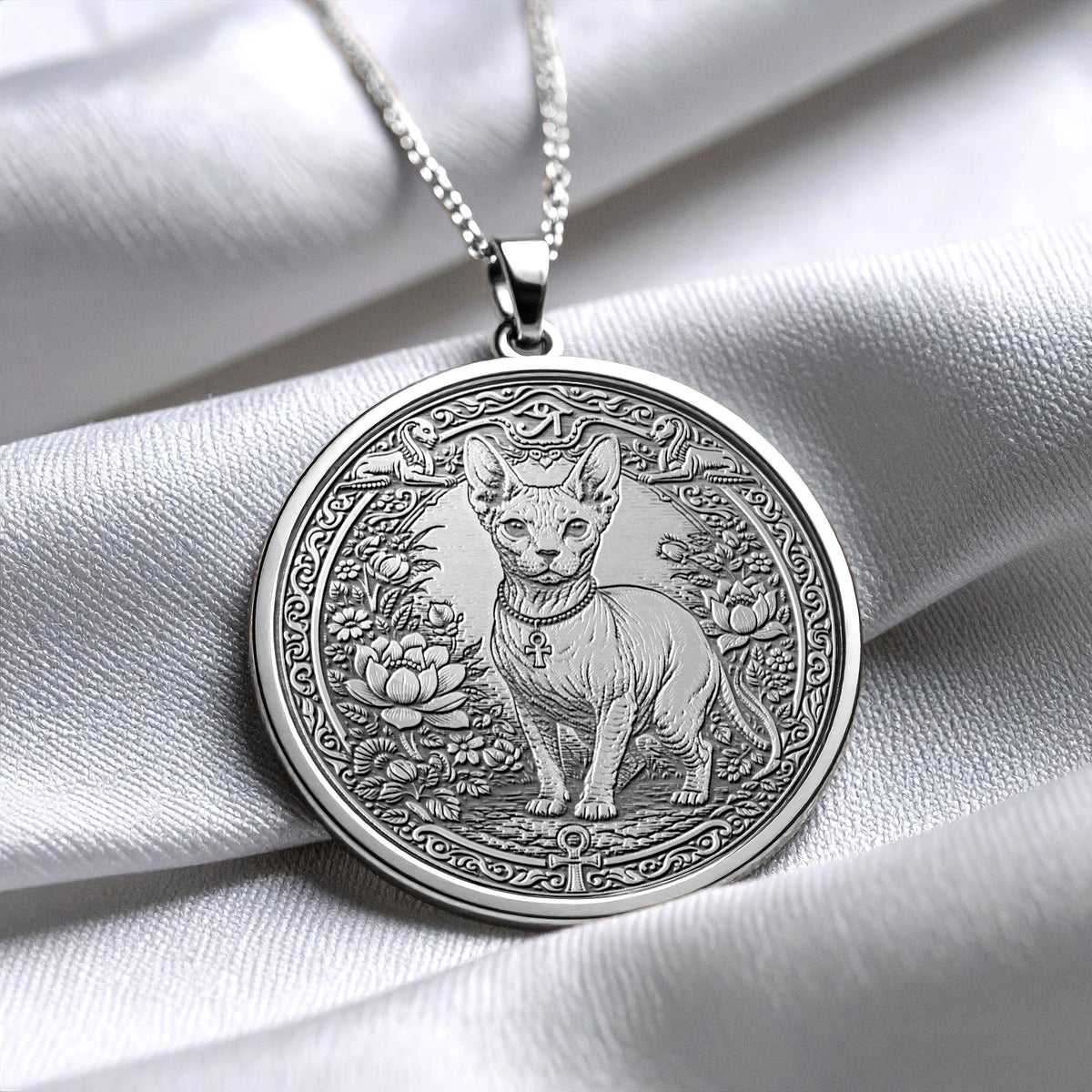 Sphynx Cat Necklace – Elegant Unique Feline Charm