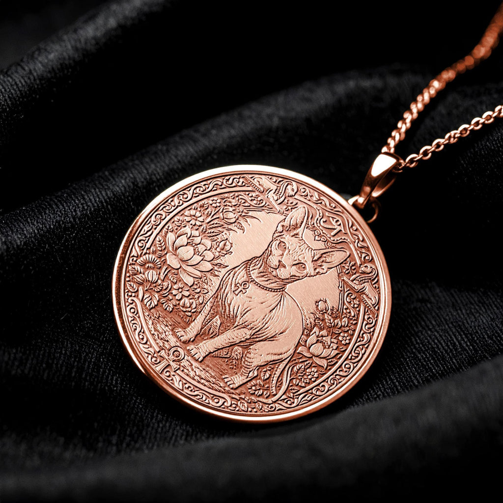 Sphynx Cat Necklace – Elegant Unique Feline Charm