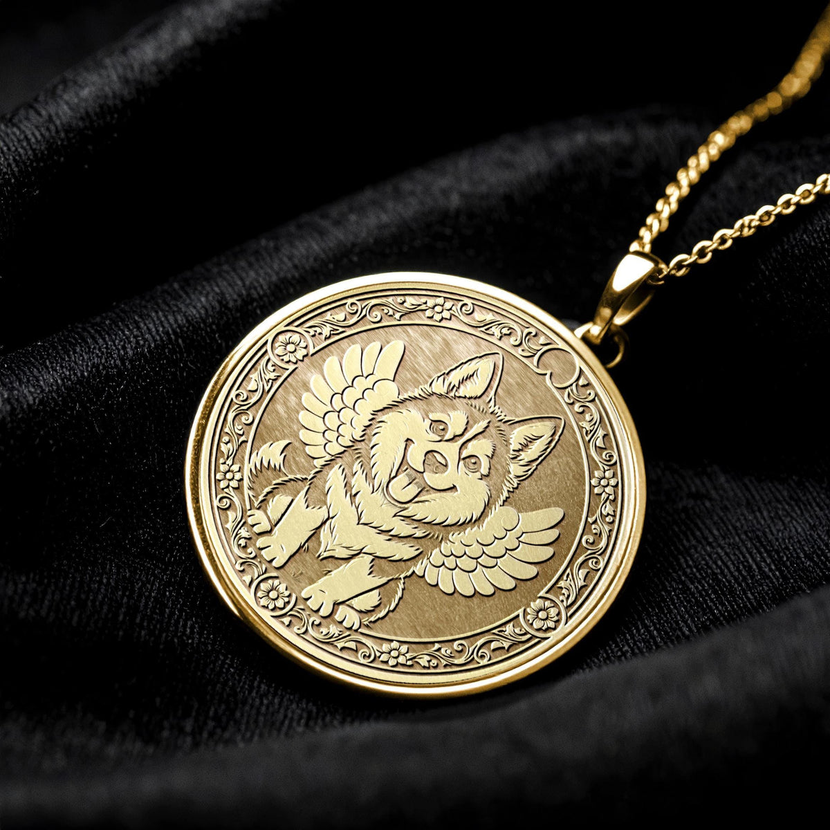Husky Puppy Necklace – Joyful Spirit & Loyalty
