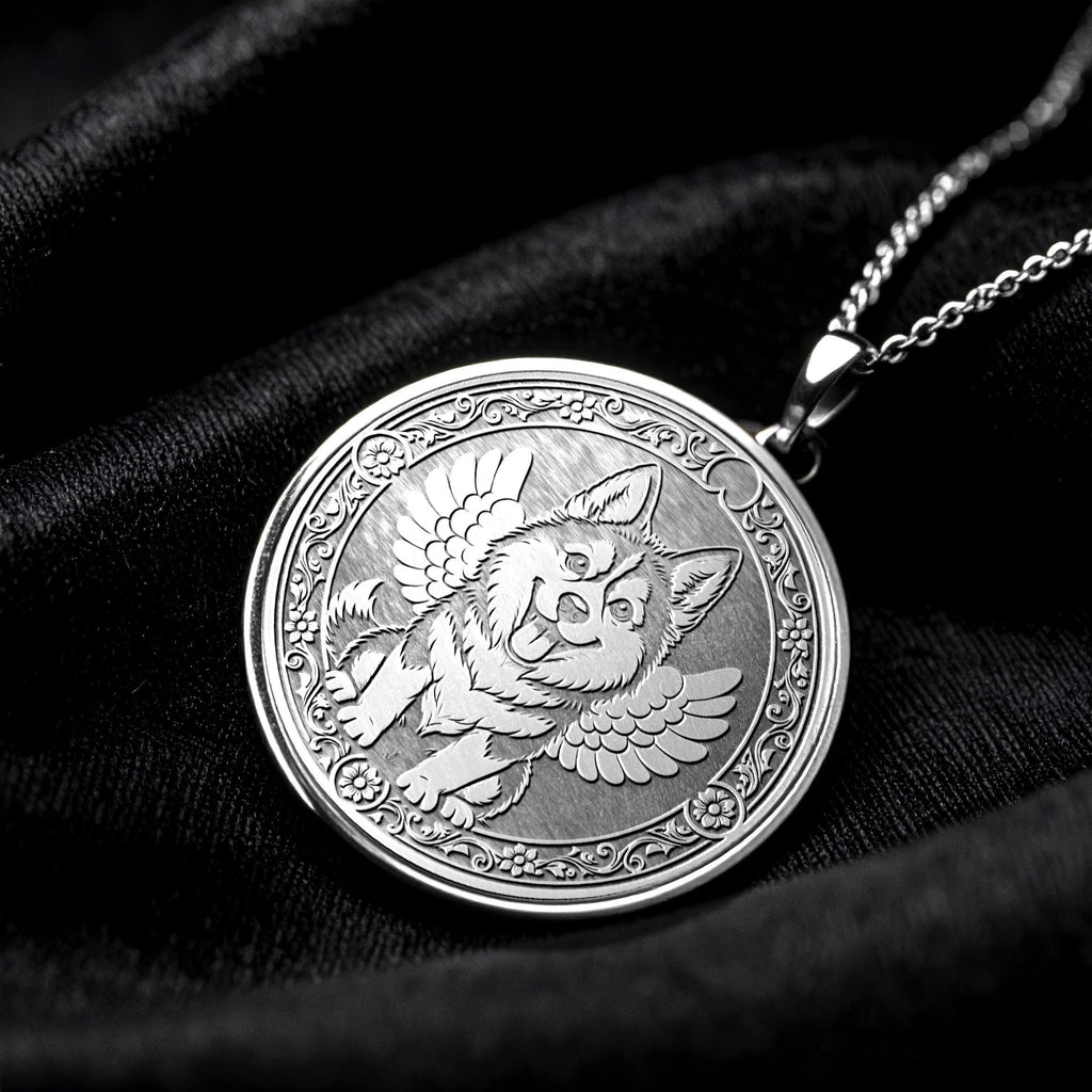 Husky Puppy Necklace – Joyful Spirit & Loyalty