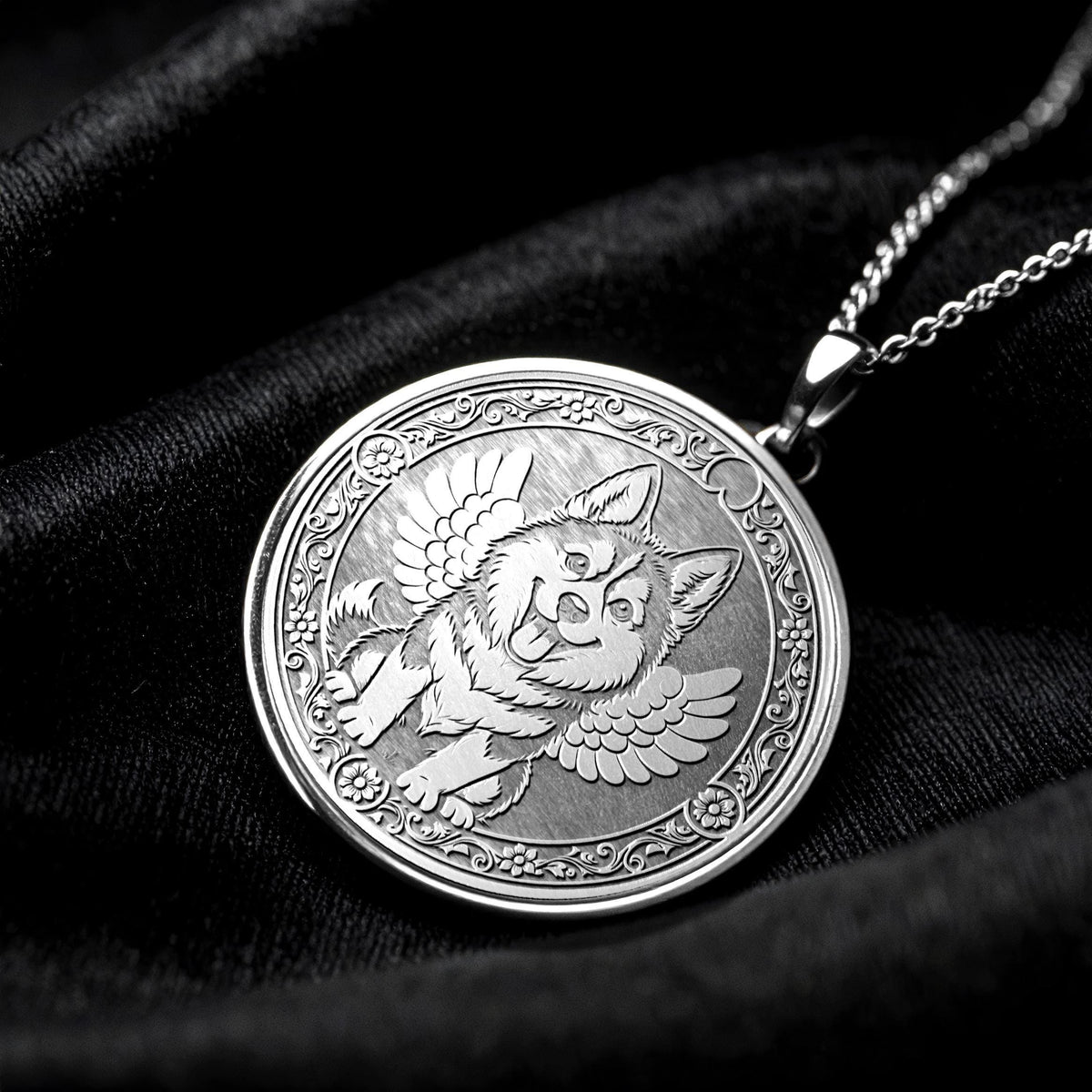 Husky Puppy Necklace – Joyful Spirit & Loyalty