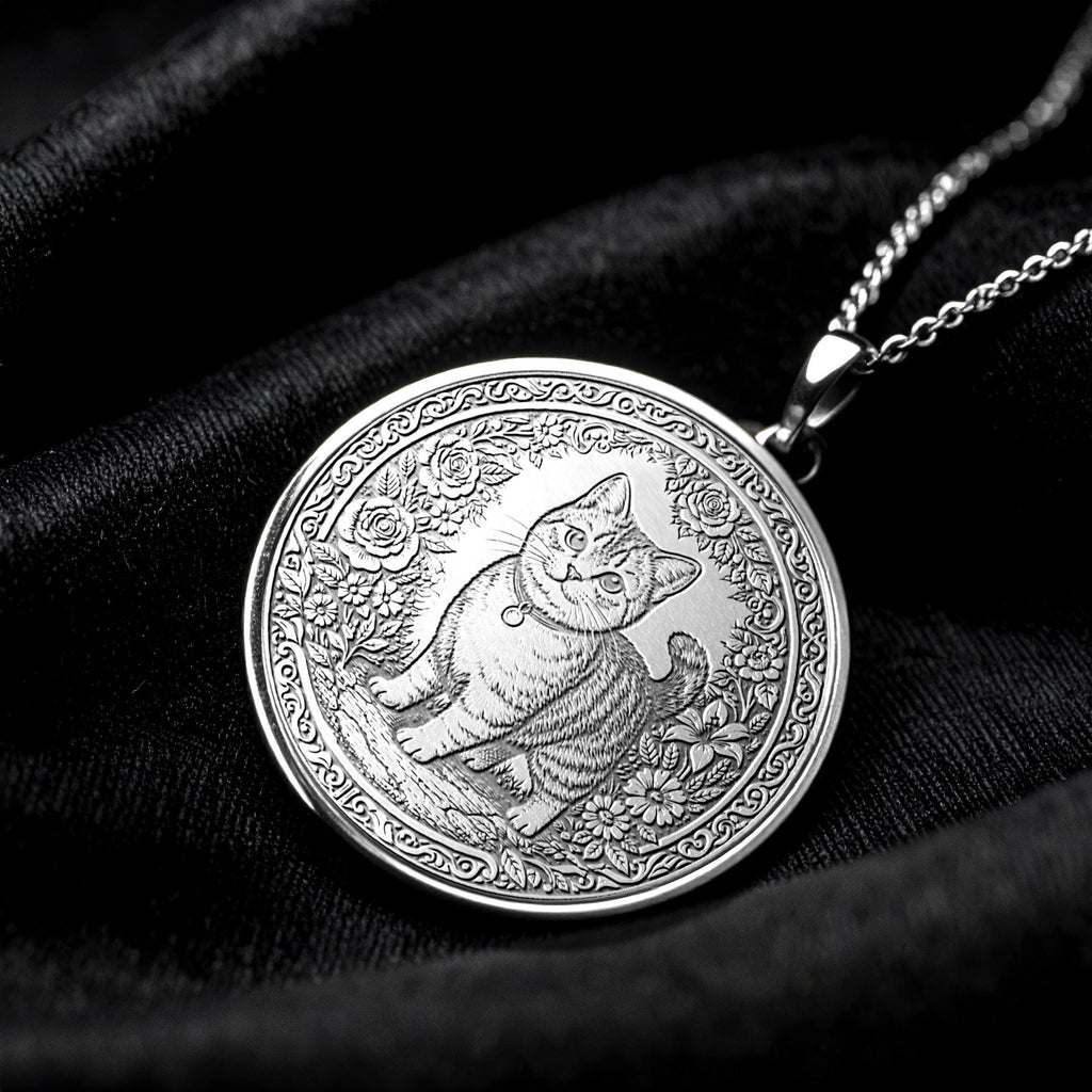 Tabby Cat Necklace – Warmth &  Playfulness