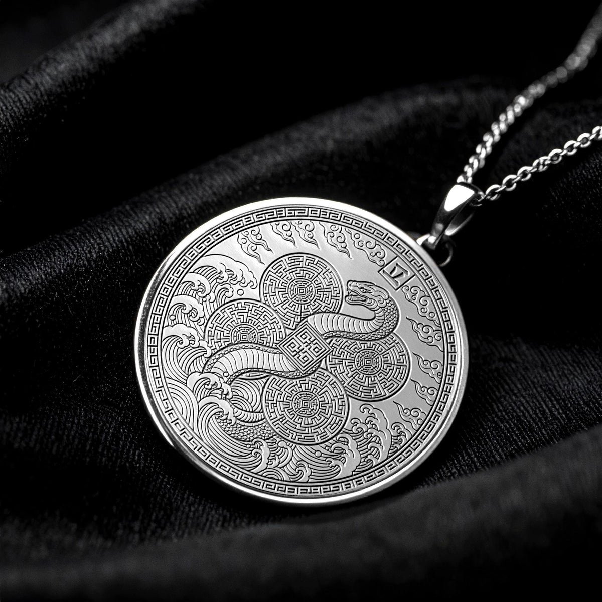 Year of the Snake JPendant,Lucky Charm, Chinese Zodiac Necklace
