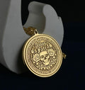 Double-Sided Necklace 250 Micron 30 MM – Personalized Engraved Pendant, Choose Any Two Designs from Shop