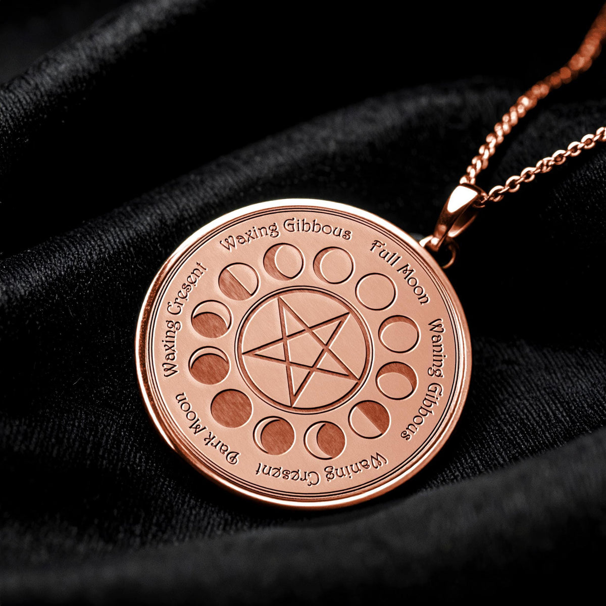 Moon Phase Pendant – Balance, Energy & Transformation