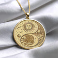 Sun and Moon Yin Yang Harmony Pendant