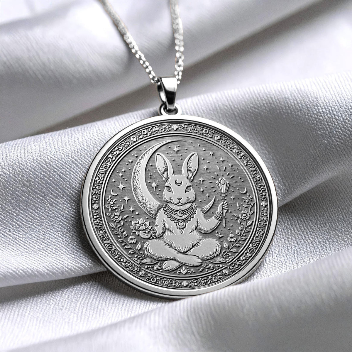 Mystic Moon Rabbit Pendant