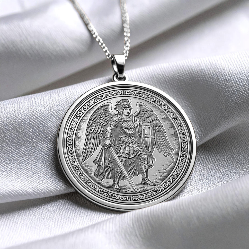 Archangel Michael Pendant Necklace