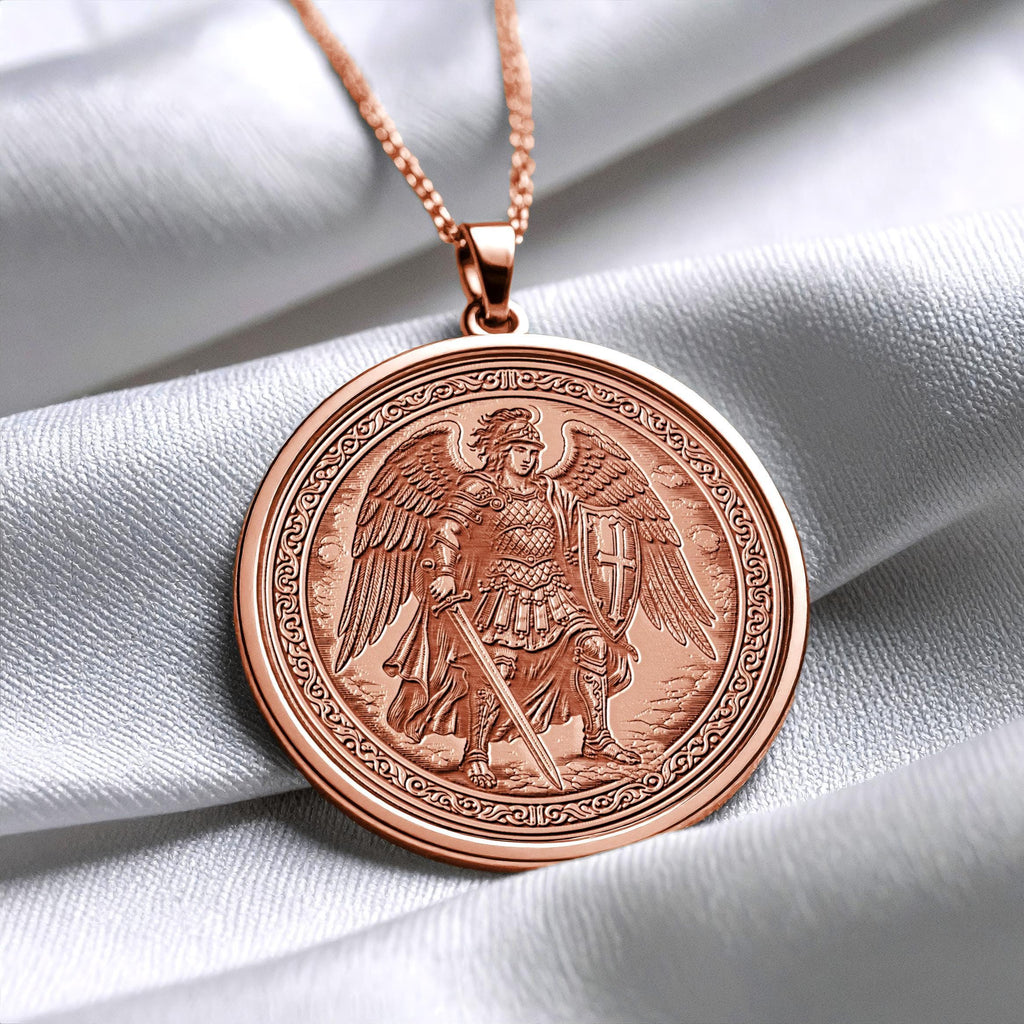 Archangel Michael Pendant Necklace