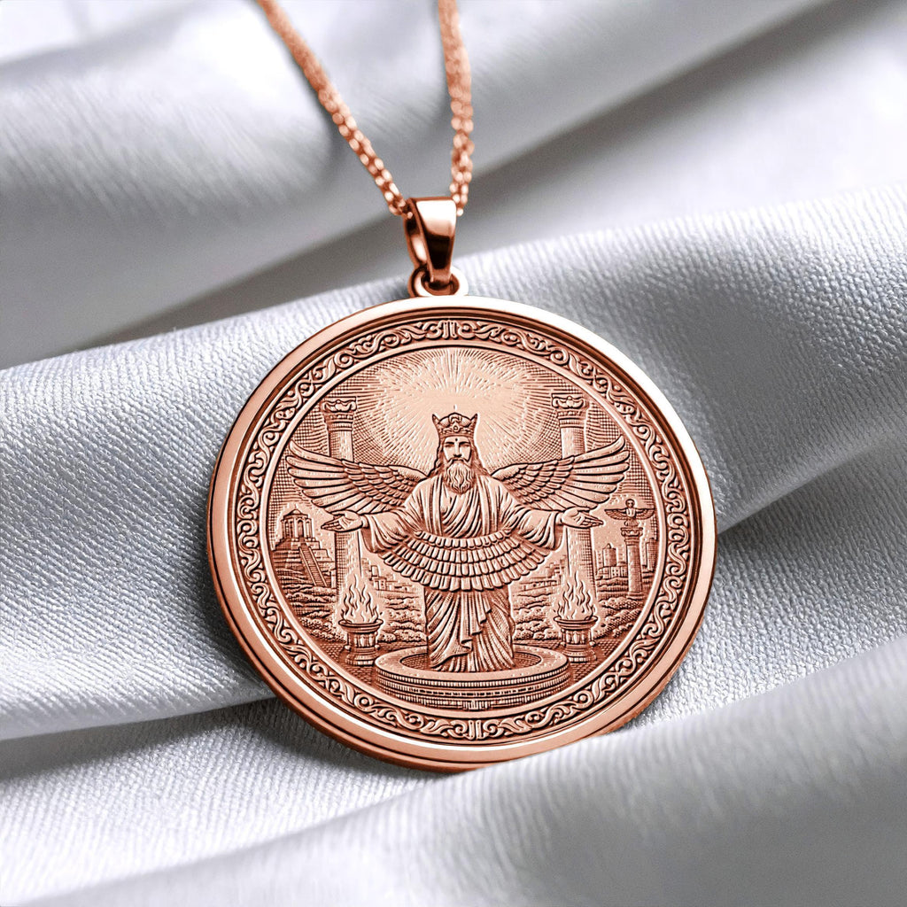 Ahura Mazda Necklace – Wisdom, Light & Divine Guidance