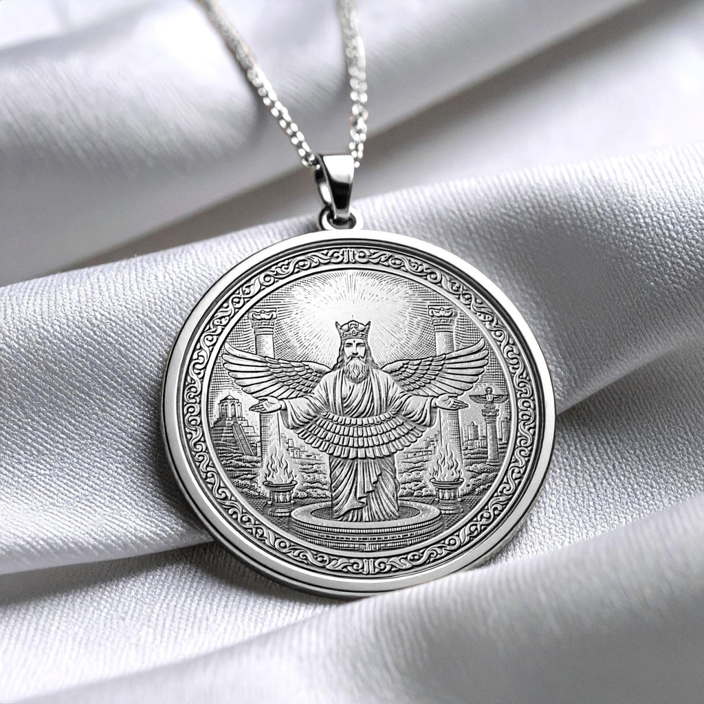 Ahura Mazda Necklace – Wisdom, Light & Divine Guidance