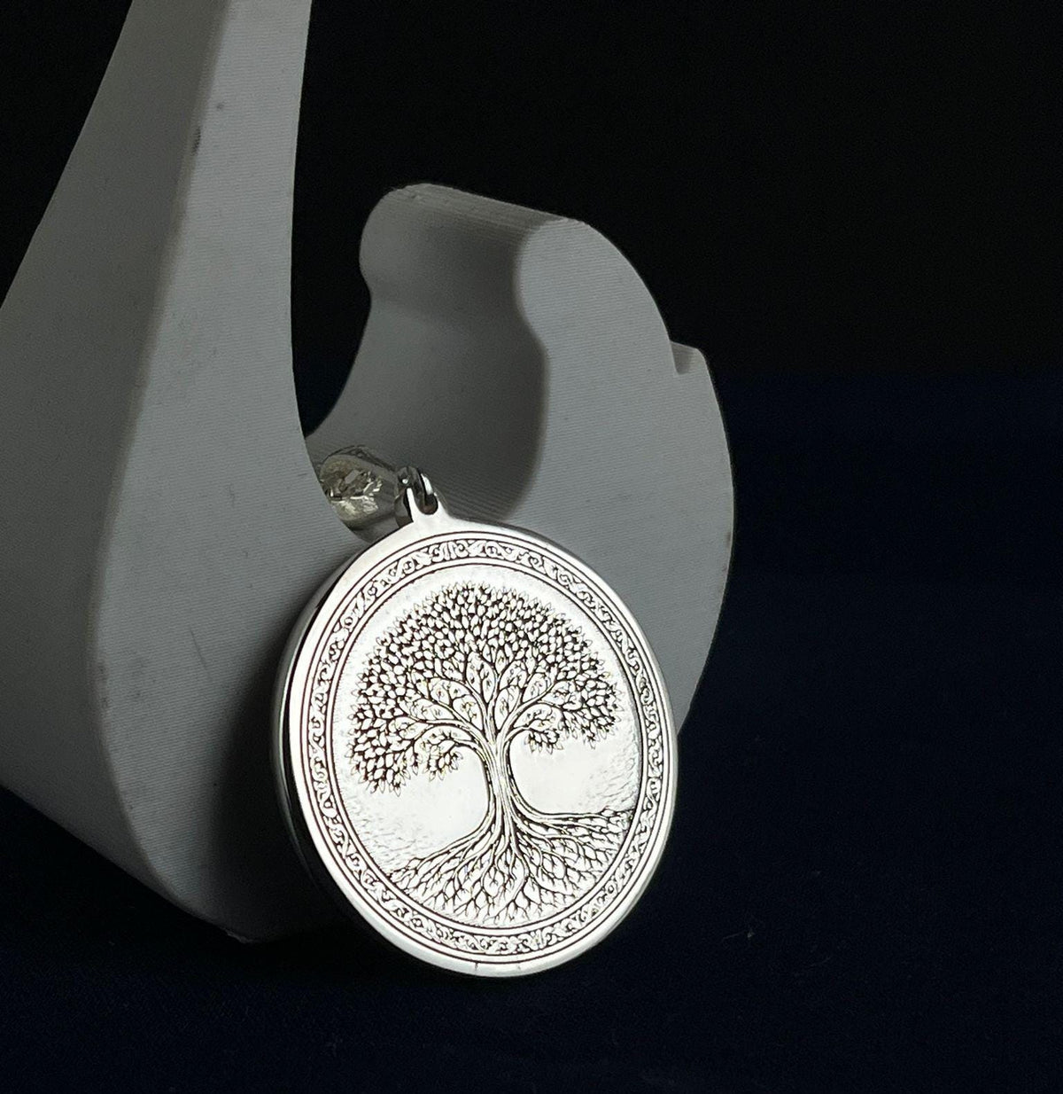 Double-Sided Necklace 250 Micron 30 MM – Personalized Engraved Pendant, Choose Any Two Designs from Shop