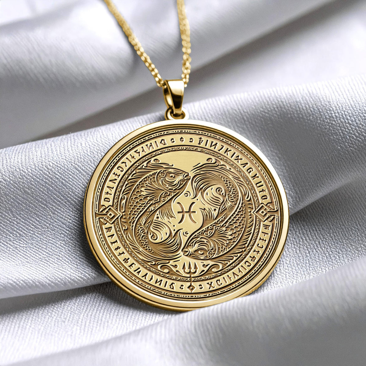 Pisces Pendant Necklace – Intuition, Sensitivity & Spiritual Flow