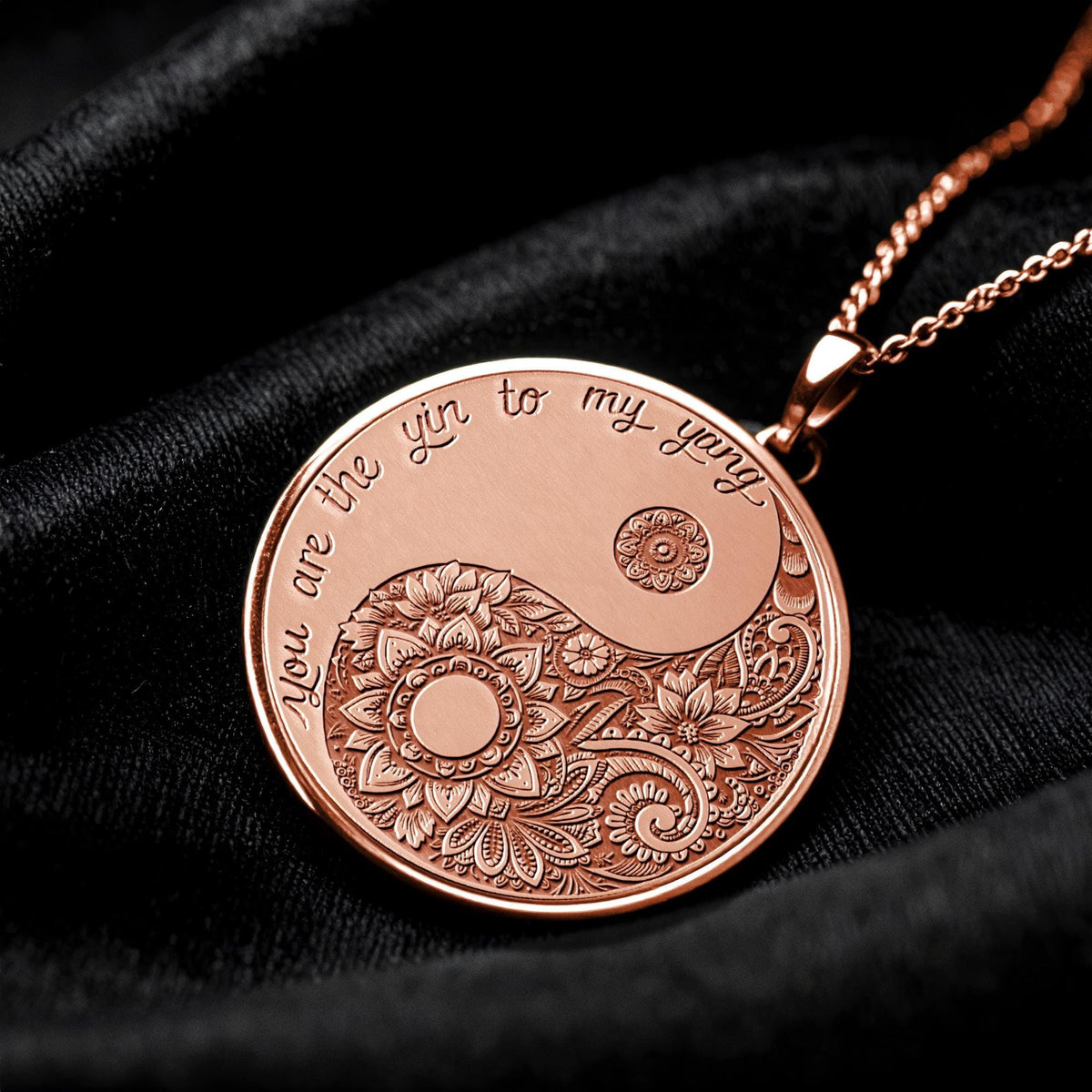 Yin Yang Necklace -  Silver Unisex Pendant for Balance – Gift for Girlfriend, Birthday or Celebration