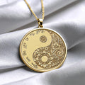 Yin Yang Necklace -  Silver Unisex Pendant for Balance – Gift for Girlfriend, Birthday or Celebration