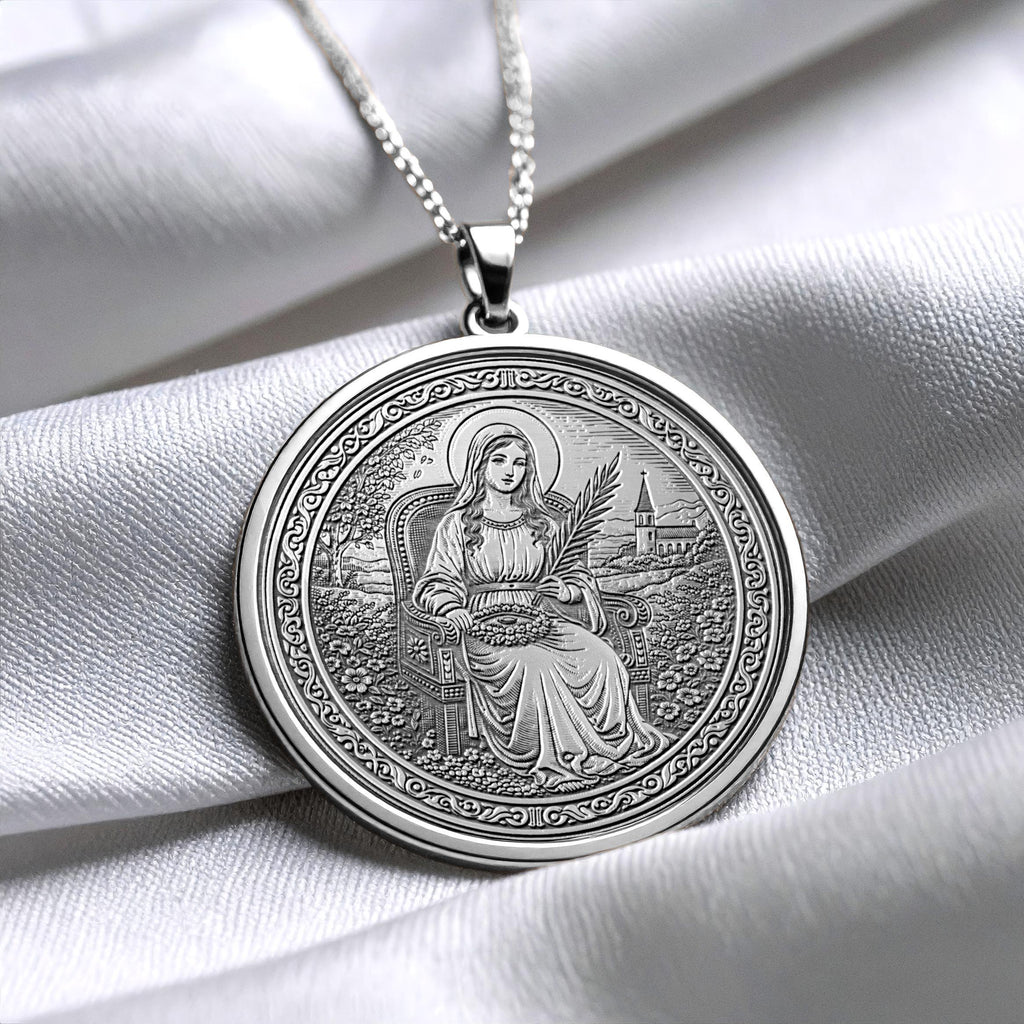 Saint Apollonia Pendant – Endurance, Faith & Healing Strength