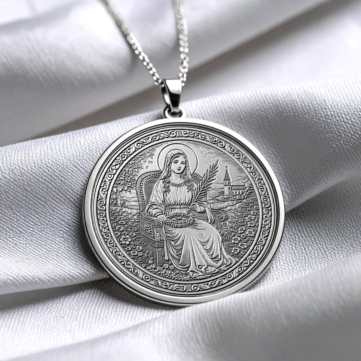 Saint Apollonia Pendant – Endurance, Faith & Healing Strength