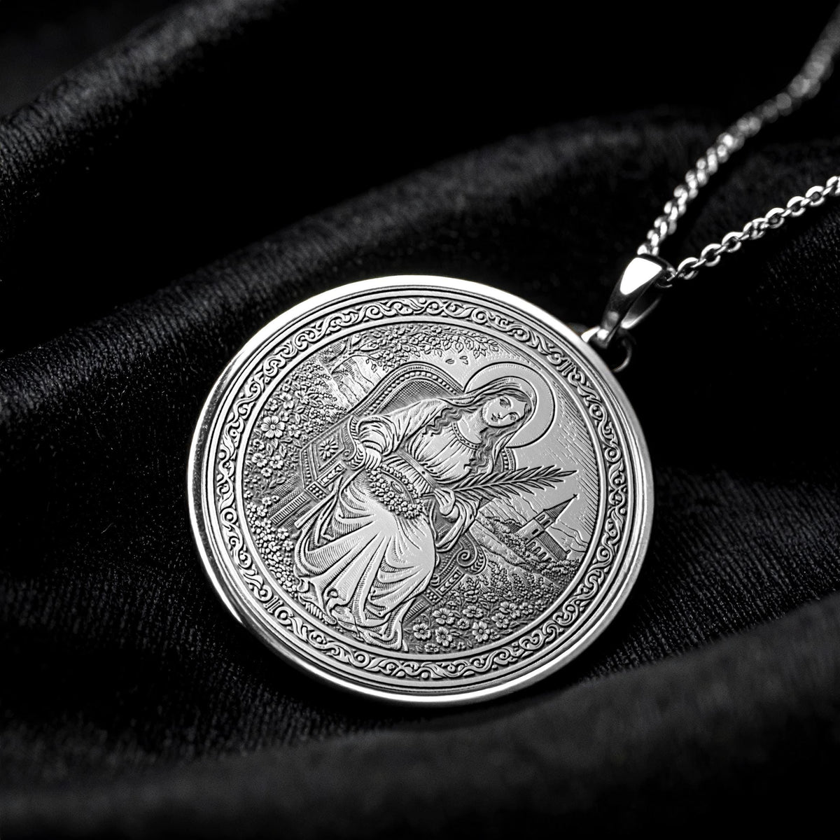 Saint Apollonia Pendant – Endurance, Faith & Healing Strength