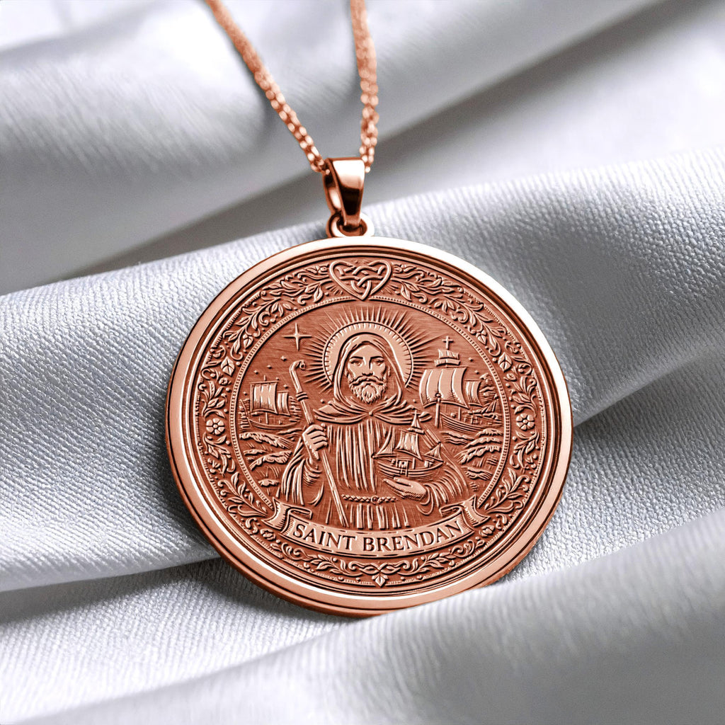 Saint Brendan Pendant – Courage, Journey & Divine Guidance