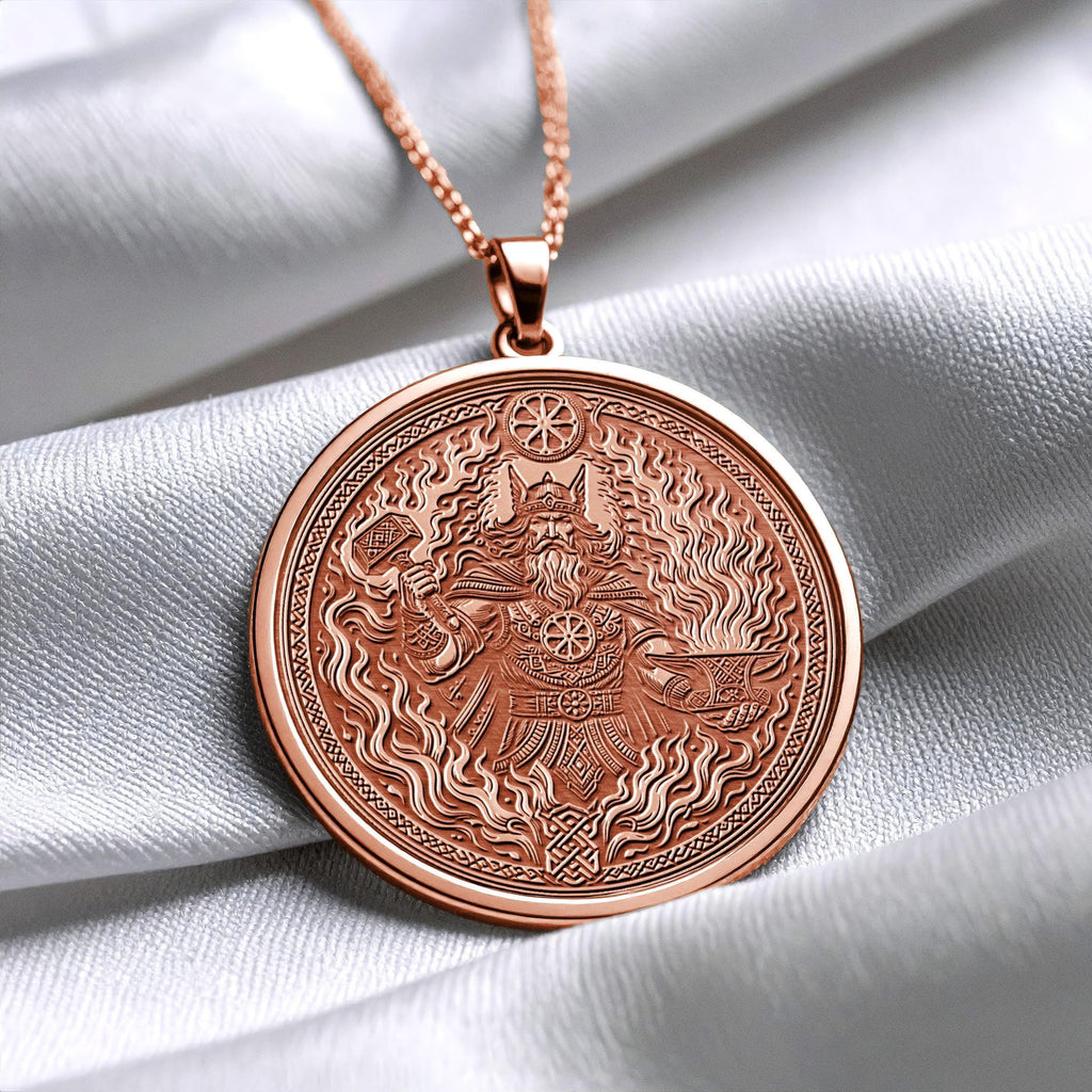 Svarog Pendant – Slavic God of Fire Necklace