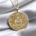 Celestial Buddha Pendant Spiritual Necklace
