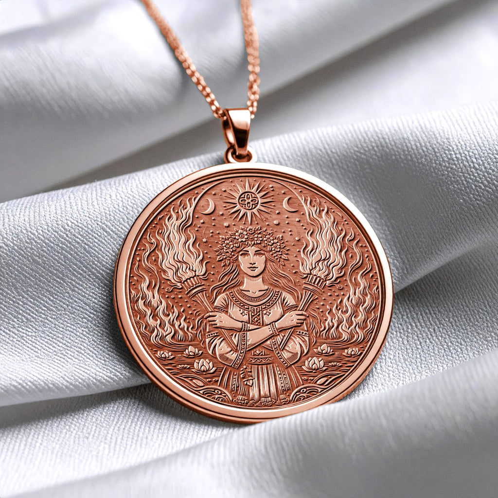 Kupala Necklace – Fire, Water & Sacred Renewal