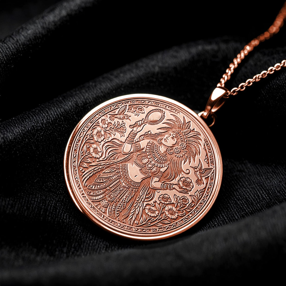 Xochiquetzal Necklace – Beauty, Love & Creative Energy