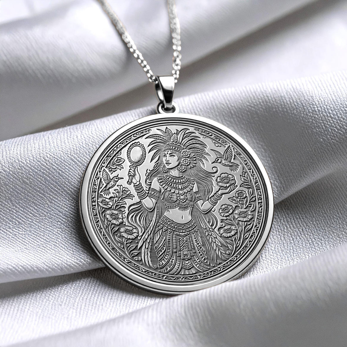 Xochiquetzal Necklace – Beauty, Love & Creative Energy