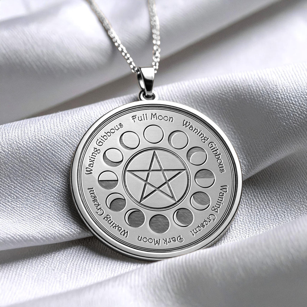 Moon Phase Pendant – Balance, Energy & Transformation