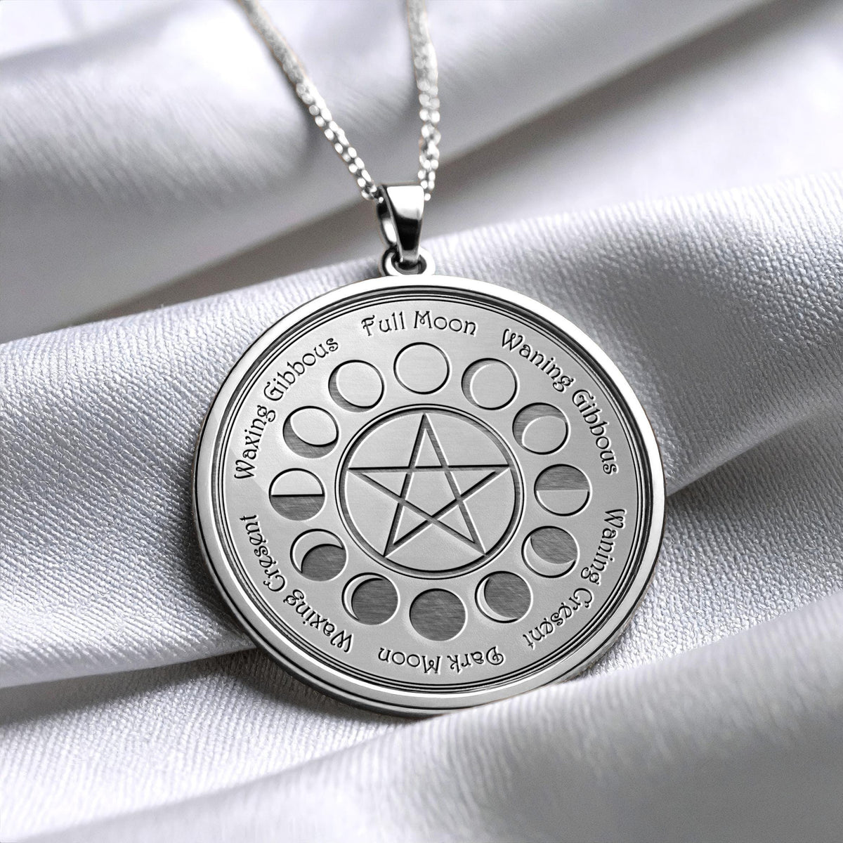 Moon Phase Pendant – Balance, Energy & Transformation