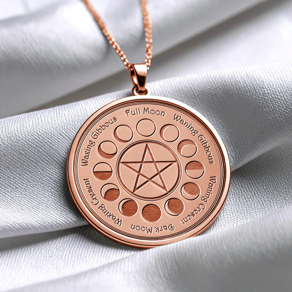 Moon Phase Pendant – Balance, Energy & Transformation