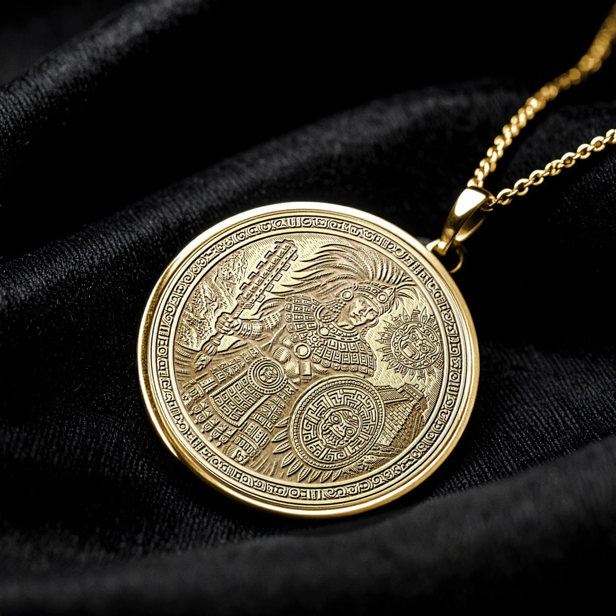 Maya Sun God King Necklace – Power, Light & Divine Authority
