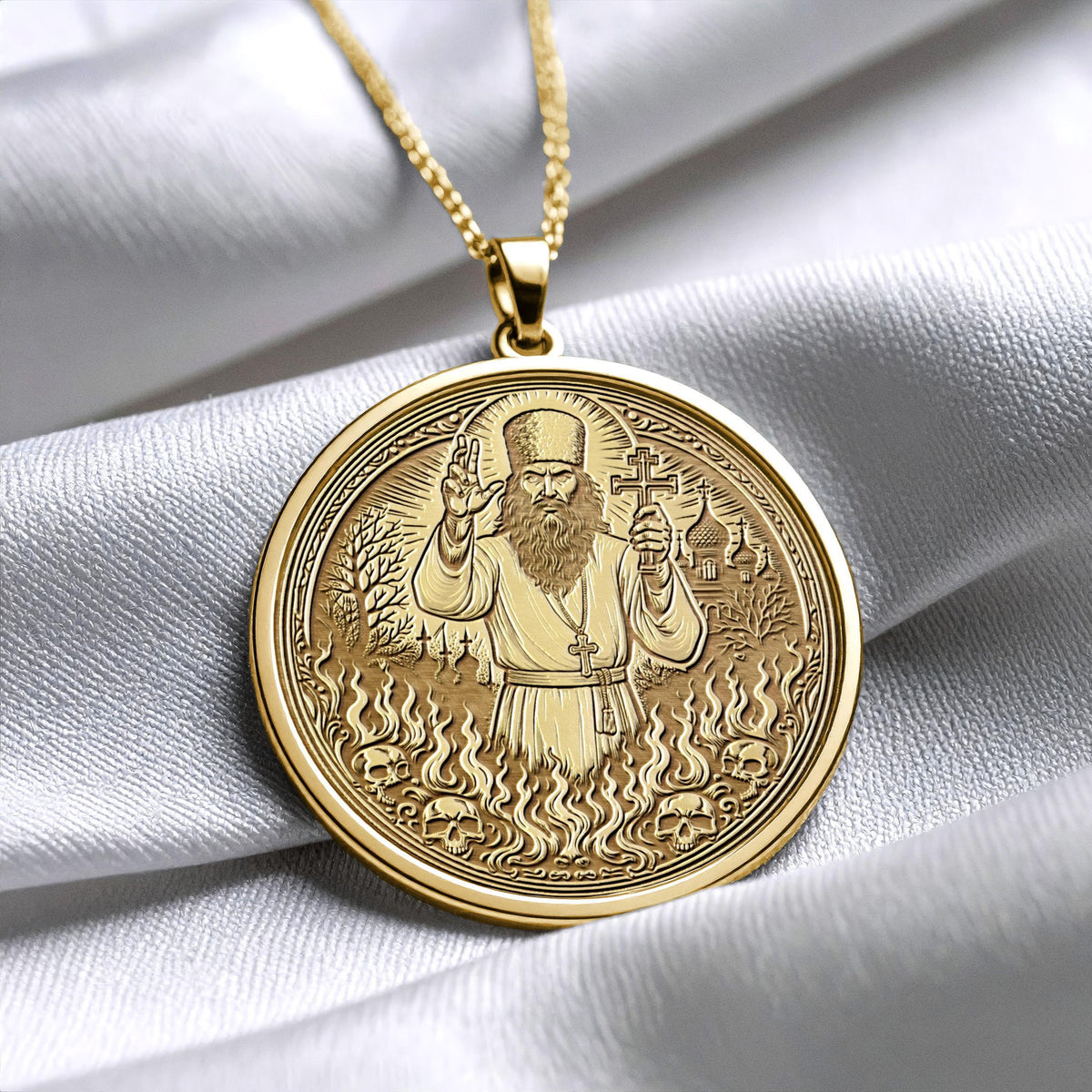 Rasputin Pendant Necklace – Mysticism, Influence & Unshakable Presence