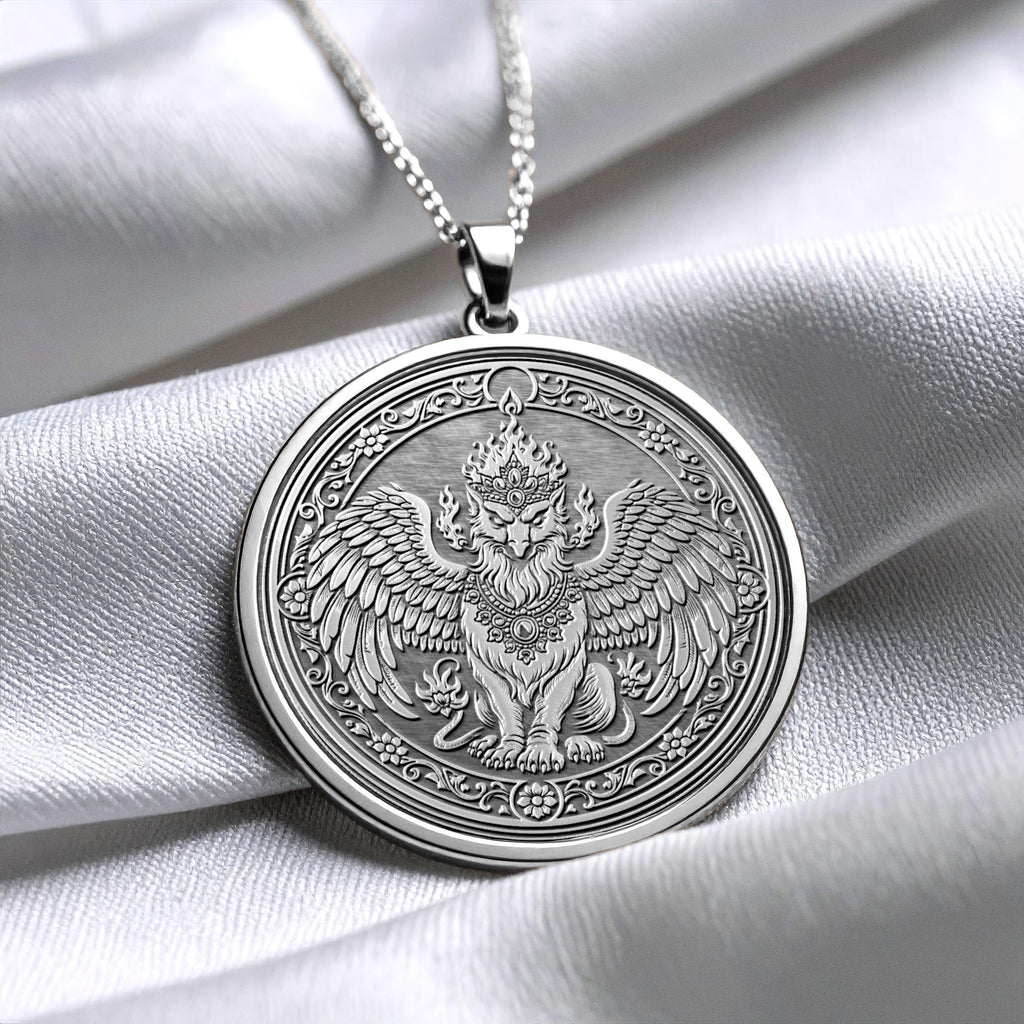 Simargl Pendant Necklace – Fire, Protection & Mythical Power