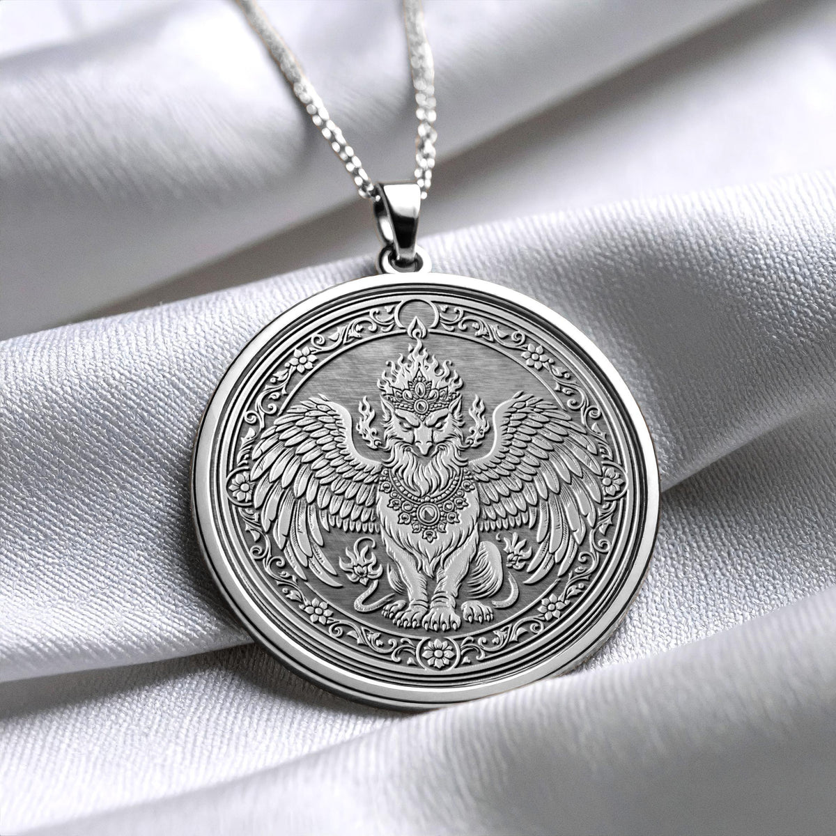 Simargl Pendant Necklace – Fire, Protection & Mythical Power
