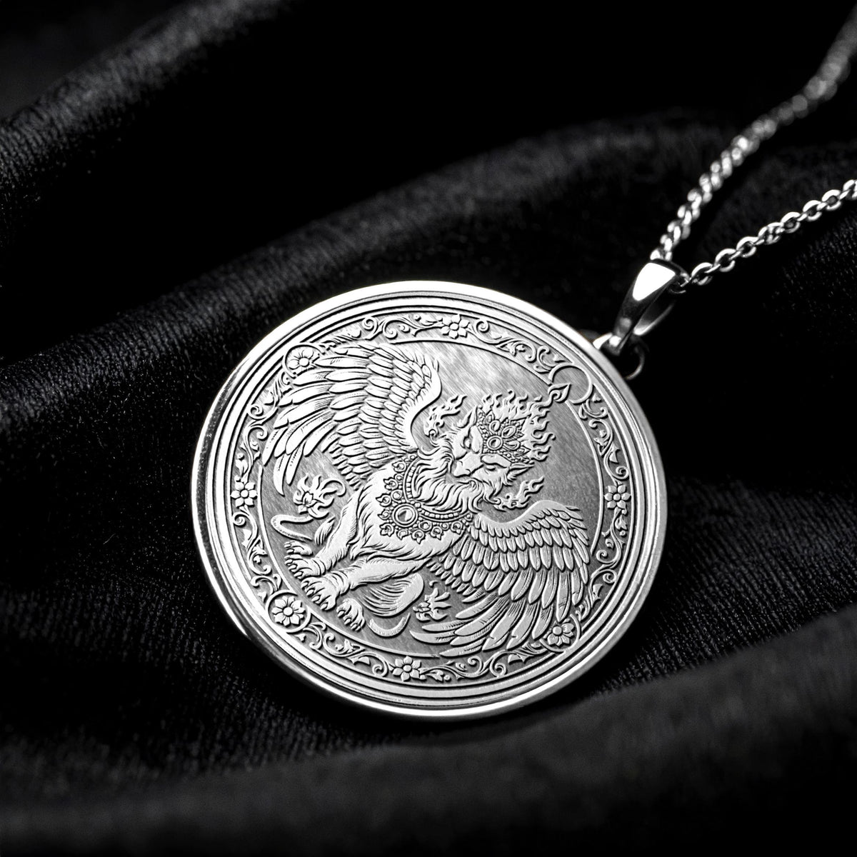 Simargl Pendant Necklace – Fire, Protection & Mythical Power