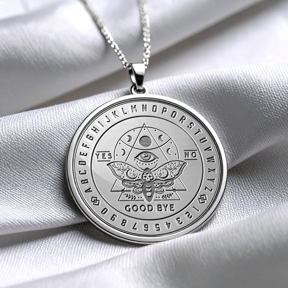Ouija Board Pendant Necklace – Mystery, Spirit & Hidden Realms
