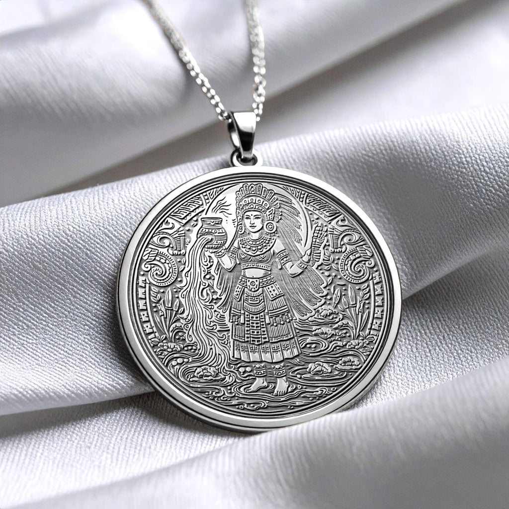 Chalchiuhtlicue Pendant Necklace – Water, Purity & Emotional Flow