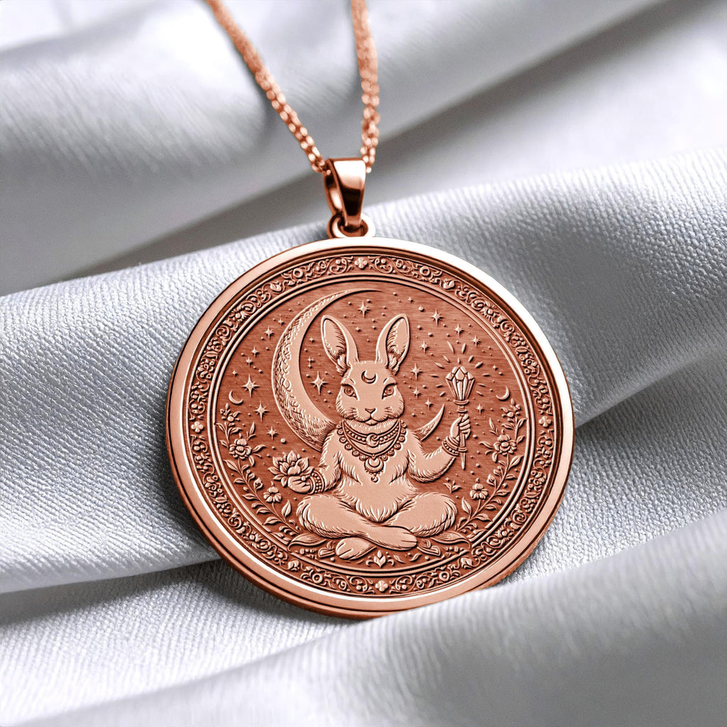 Mystic Moon Rabbit Pendant
