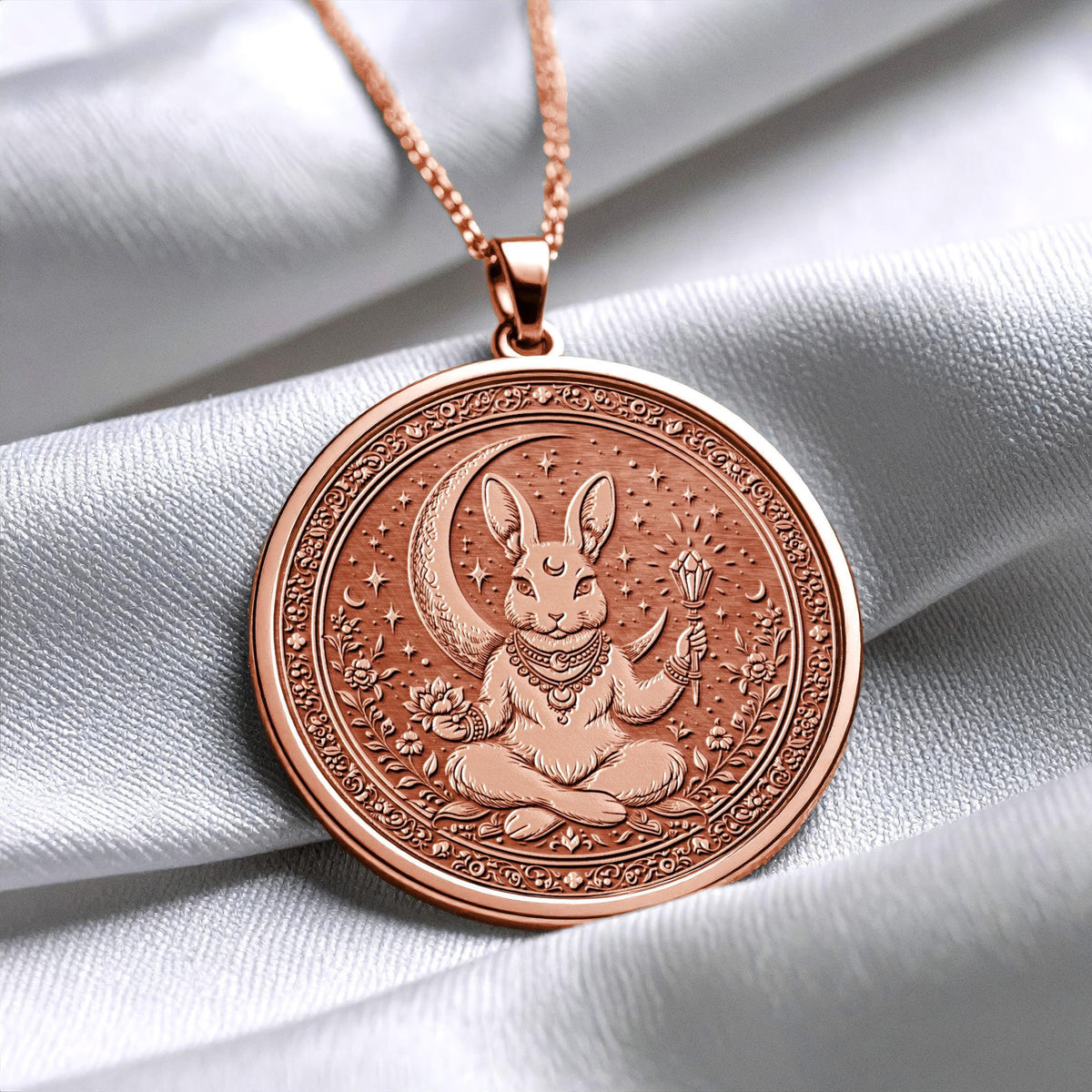 Mystic Moon Rabbit Pendant