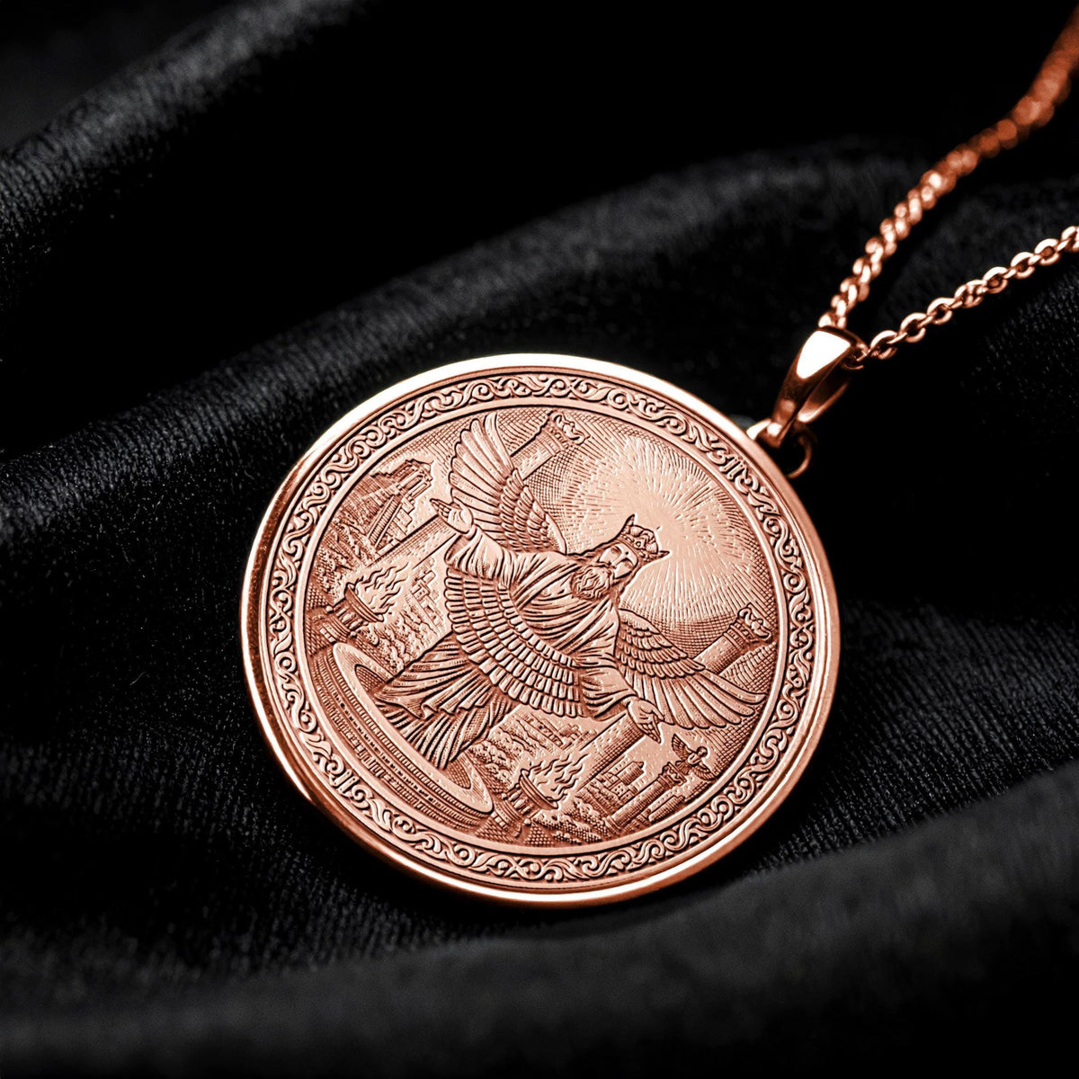 Ahura Mazda Necklace – Wisdom, Light & Divine Guidance