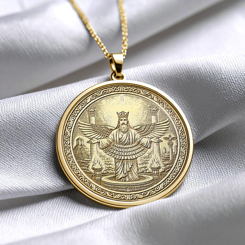 Ahura Mazda Necklace – Wisdom, Light & Divine Guidance
