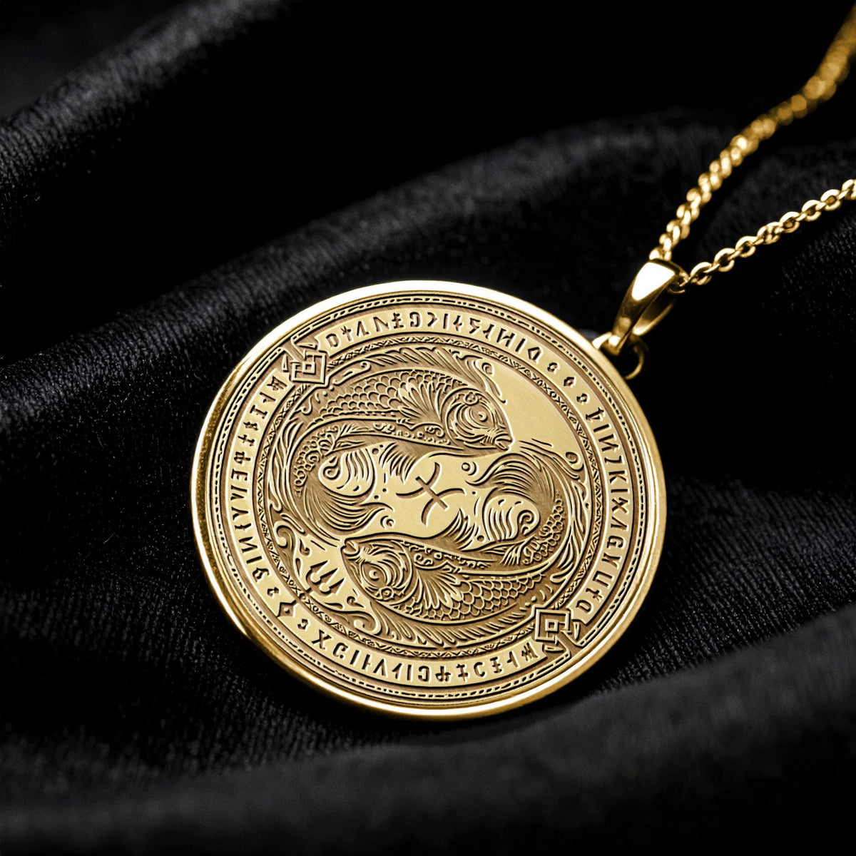 Pisces Pendant Necklace – Intuition, Sensitivity & Spiritual Flow